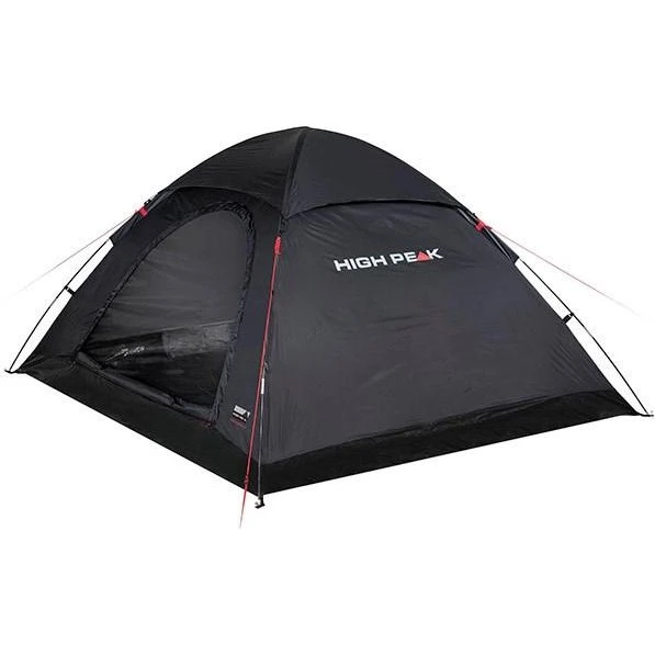 High Peak Monodome XL Kuppeltelt - Sort, 4 personer