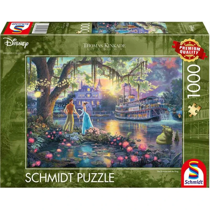 Schmidt Puzzles Disney Prinsessen og Frøen - 1000 brikker