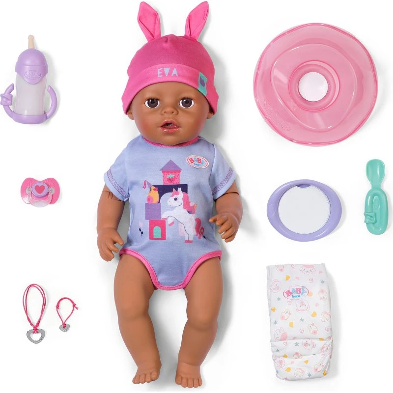 BABY born Eva Click & Play dukke, 43 cm