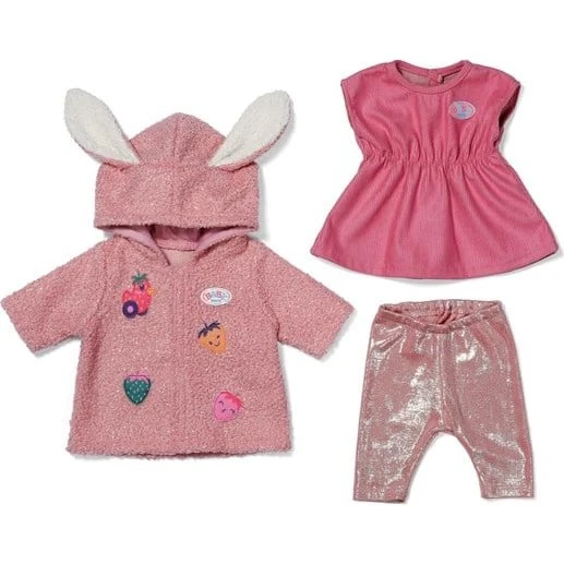 BABY born Coat Set med kjole til 43 cm dukker