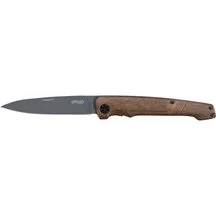 Walther BWK 1 Foldekniv med Valnøddetræ og 440C Stål