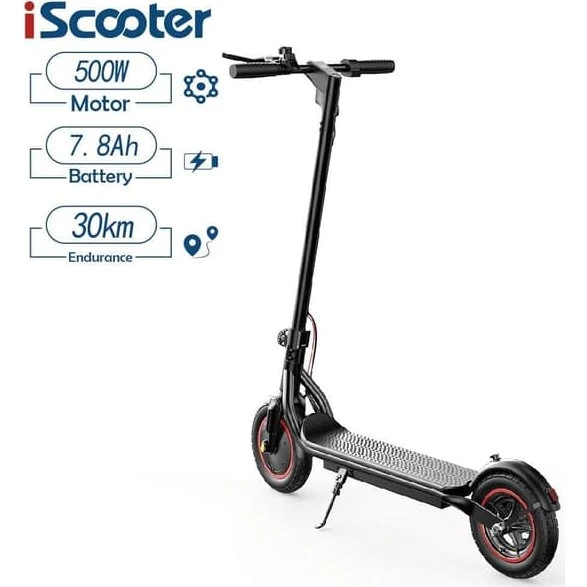 iScooter W6 Elektrisk Scooter - 500W motor, 36V 7.8Ah