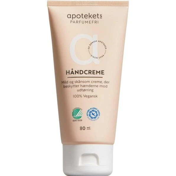 Apotekets Parfumefri Håndcreme 80 ml