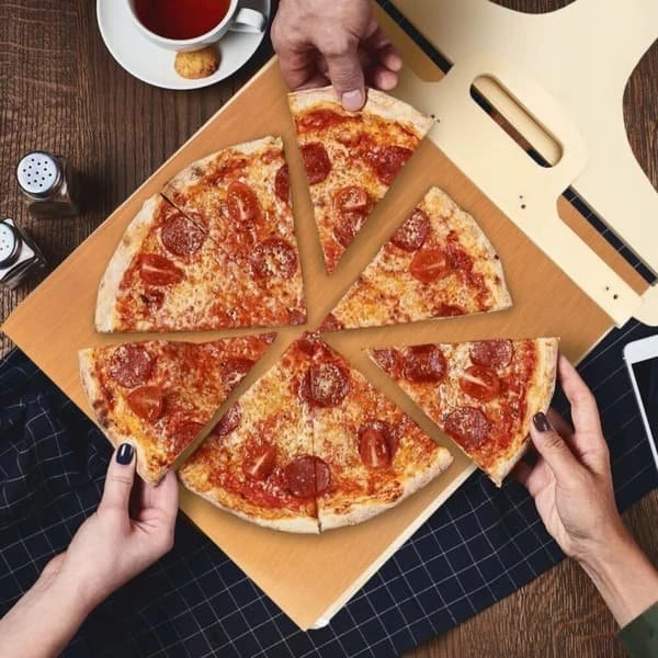 Professionel Pizzabrødsskovl Skydebakke XXXL - Firkantet