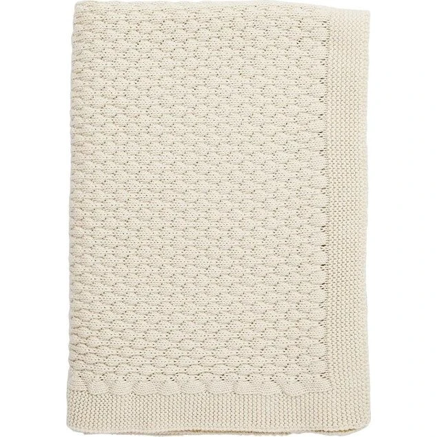 Ooh Noo Babytæppe - Sandfarvede Bobler - 75x95 cm