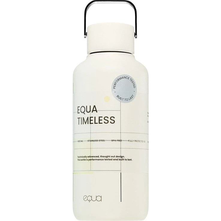 Equa Timeless vandflaske i rustfrit stål, 600 ml, lille farvesæt