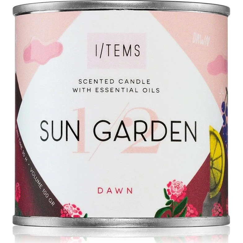 I/Tems Kunstnersamling 1/2 Sun Garden Duftlys 100 g