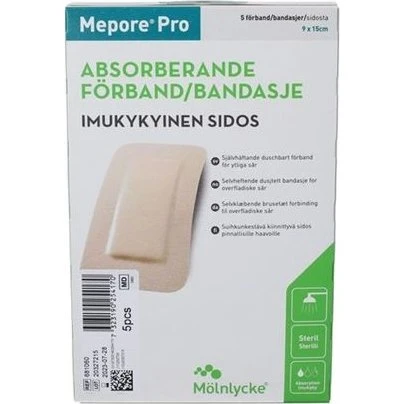 Mepore Pro 9 x 15 cm, 5 stk