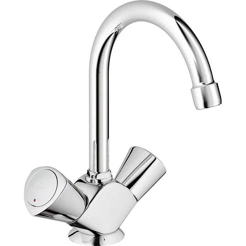 GROHE Costa S 2-grebsbatteri til håndvask, krom, med bundventil