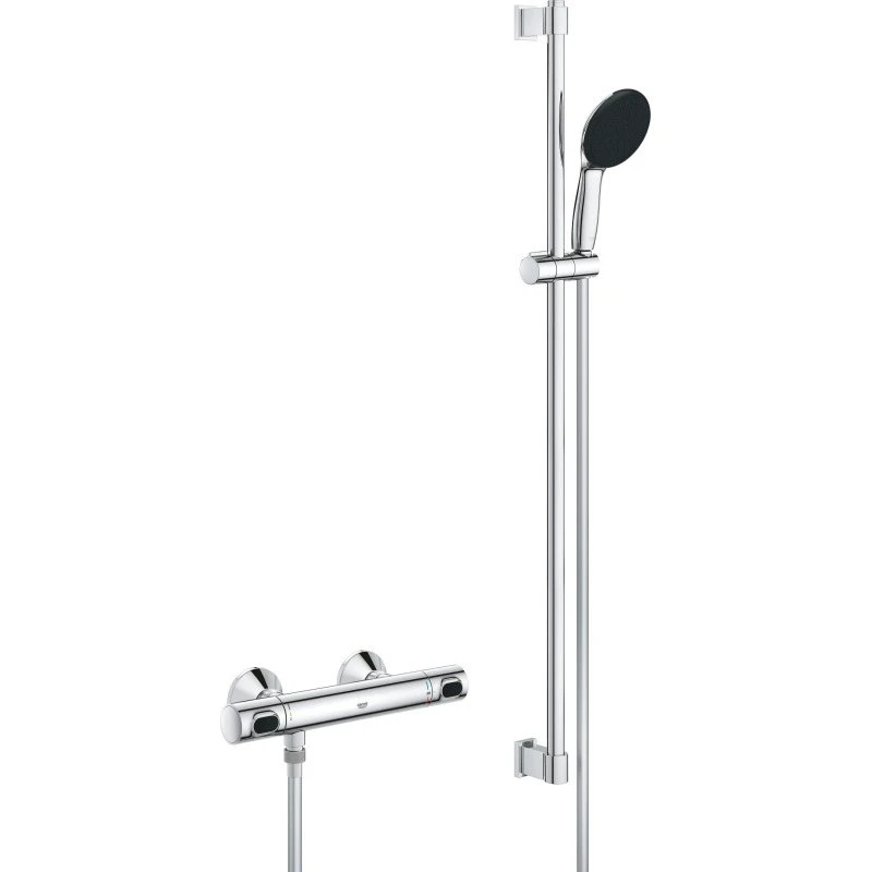 Grohe Precision Flow brusesæt, vandbesparende, krom