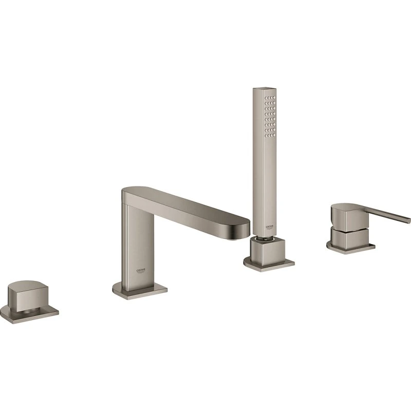 GROHE Plus Etgrebsbatteri til kar/brus - Børstet Hard Graphite