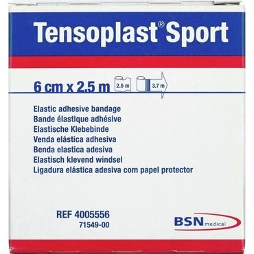 Tensoplast Sport 6 cm x 2,5 m elastisk sportstape