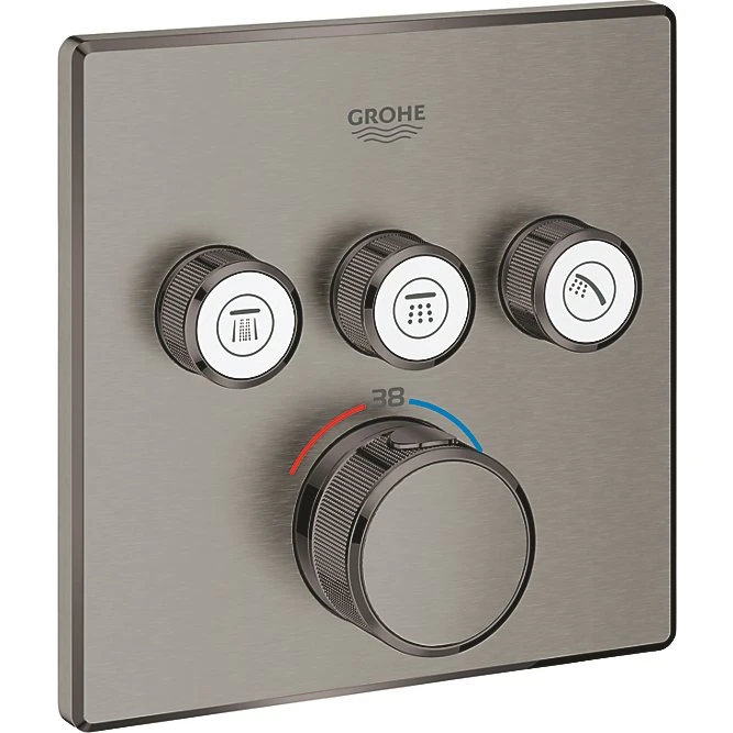 GROHE Grohtherm SmartControl 3SC Termostat, børstet hard graphite