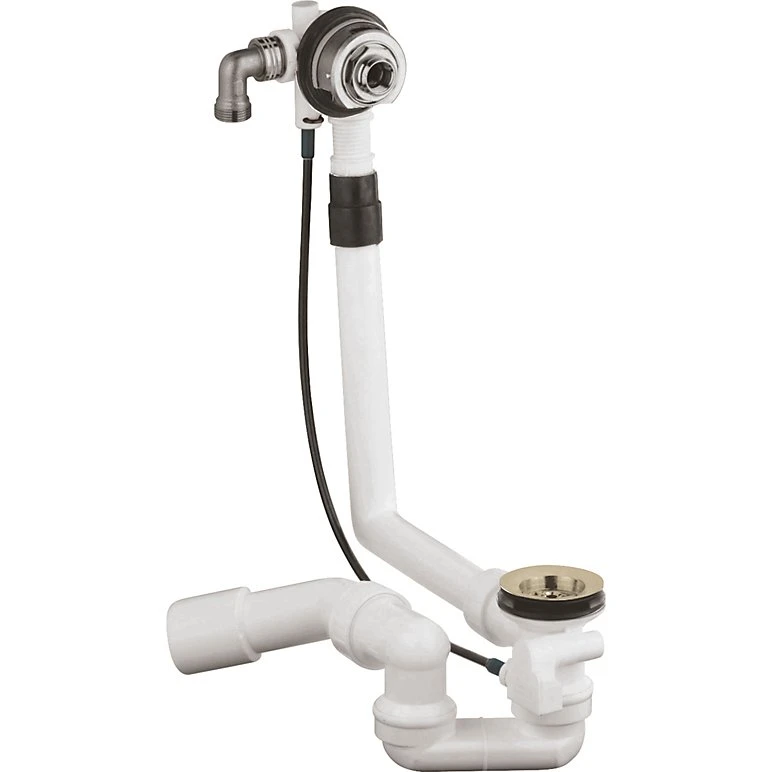 GROHE Talentofill af/overløbssæt 45° i børstet nikkel