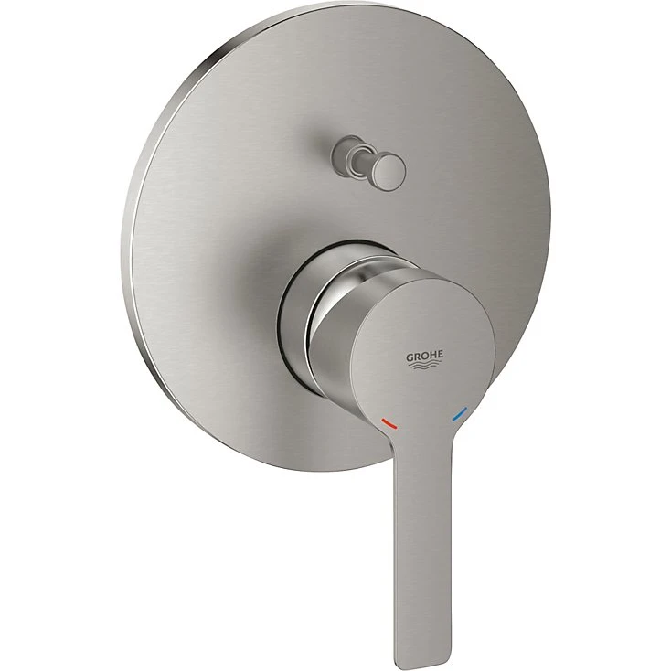 GROHE Lineare New etgrebsbatteri til kar/brus, Supersteel ø158mm