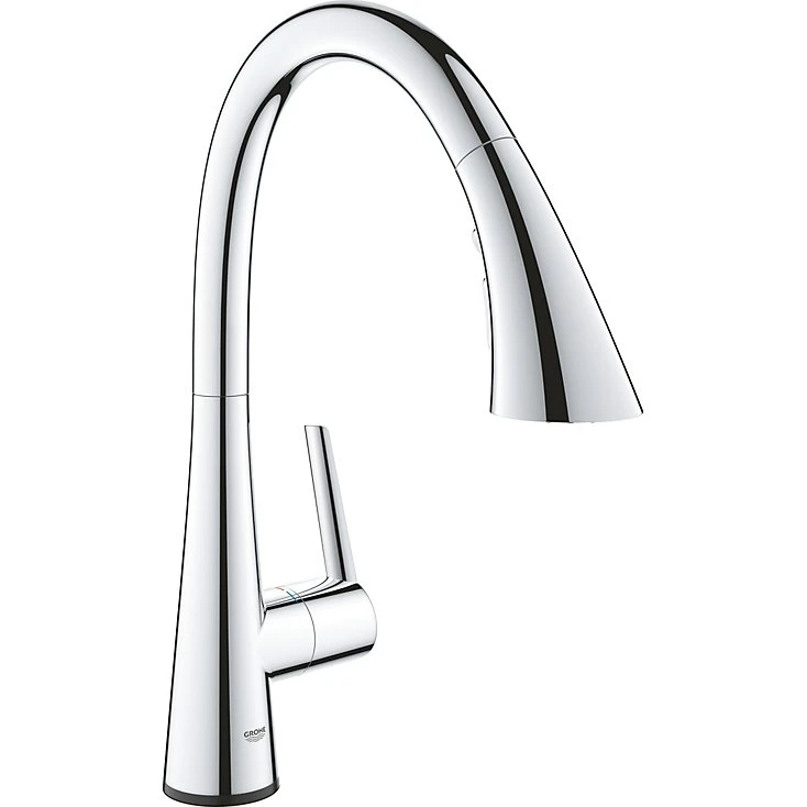 GROHE Zedra Touch 2019 Køkkenarmatur med udtræksbruser, Krom
