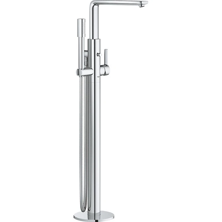 GROHE Lineare fritstående badekararmatur i krom