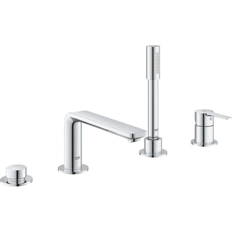 GROHE Lineare New badekar & brusekombination, 4-hul, Krom