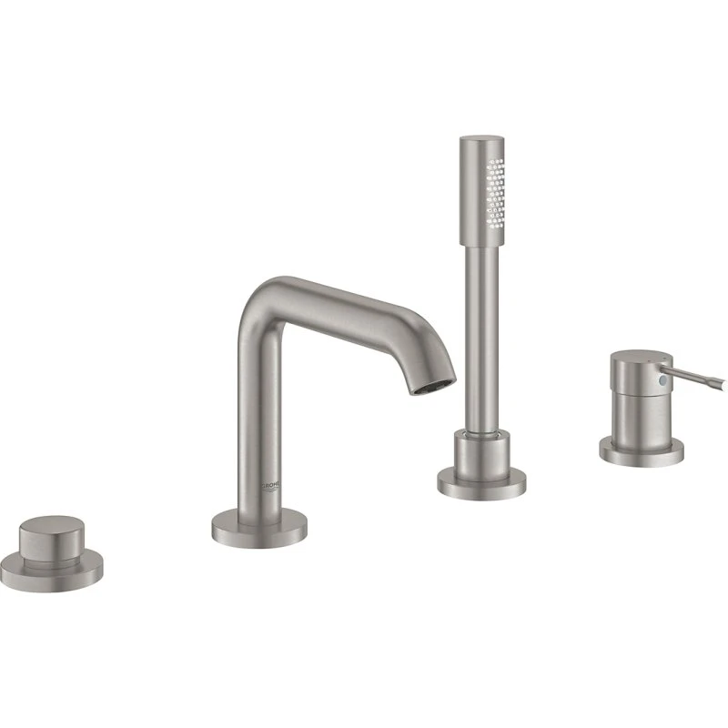 GROHE Essence 4-huls kar- & brusekombination, SuperSteel