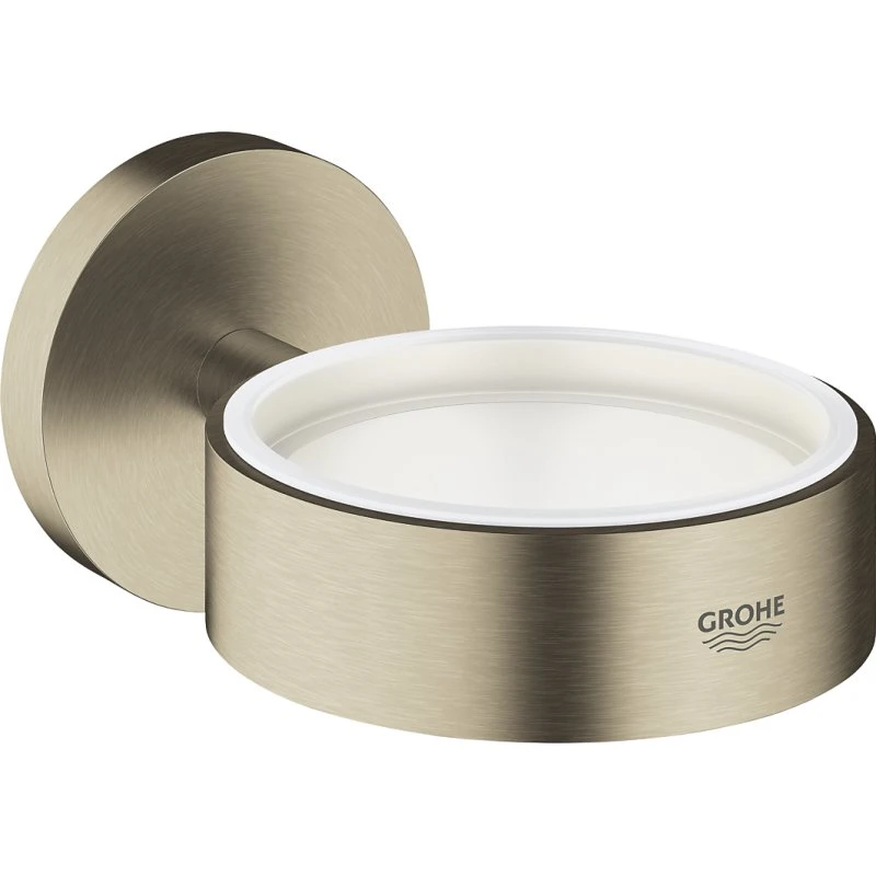 GROHE Essentials holder til glas eller sæbedispenser - Børstet Nikkel