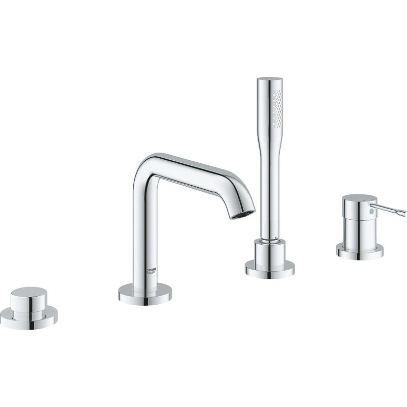 GROHE Essence 4-huls kar- & brusekombination, Forkromet