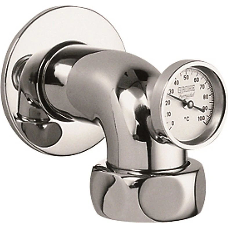 GROHE Afgangsforskruning 1 1/2x1 1/4 med termometer, krom
