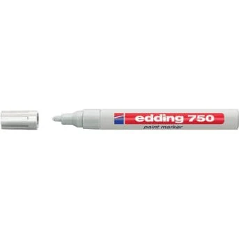 Edding 750 Paintmarker, hvid, 2-4 mm
