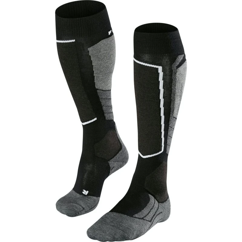 Falke SK2 Womens Wool Skisokker - Black Mix - 35-36