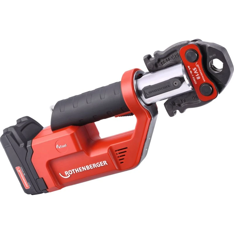 Rothenberger Romax Compact TT PJ-sæt M15-22-28 med 1x2Ah batteri