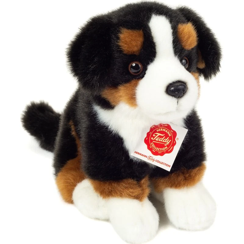 Teddy Hermann Berner Sennen hund - Siddende - 21 cm
