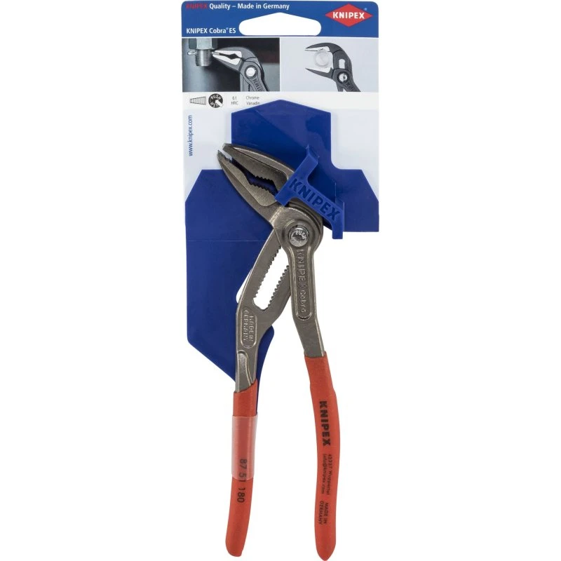 KNIPEX Cobra ES Vandpumpetang, 180 mm, 19 justeringer