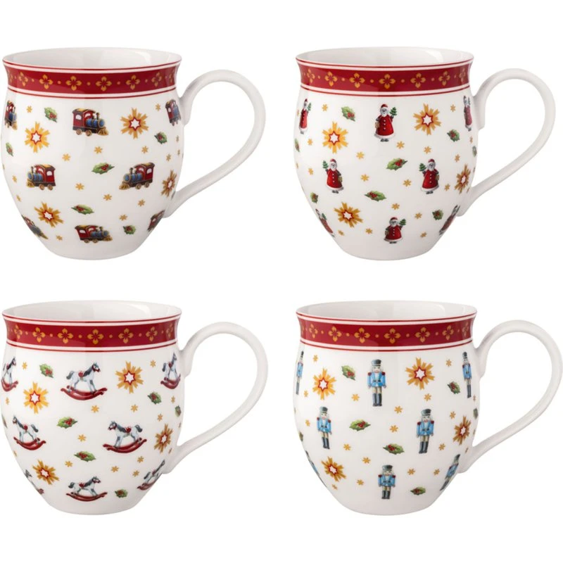 Villeroy & Boch Toy's Delight Jubilæumskrus, 4 stk.