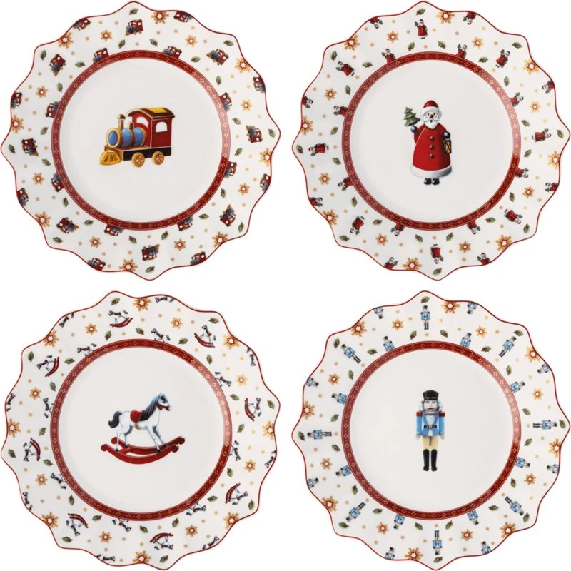 Villeroy & Boch Toy's Delight Jubilæumstallerken, 4 stk.