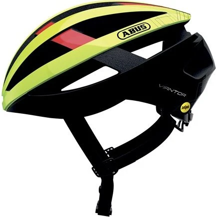 ABUS Viantor MIPS Landevejshjelm - Neon Yellow - L