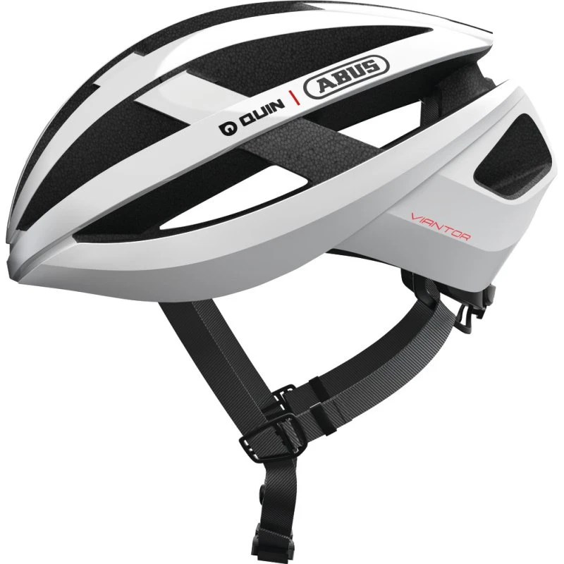 Abus Viantor QUIN Crash Sensor Cykelhjelm - Hvid, M