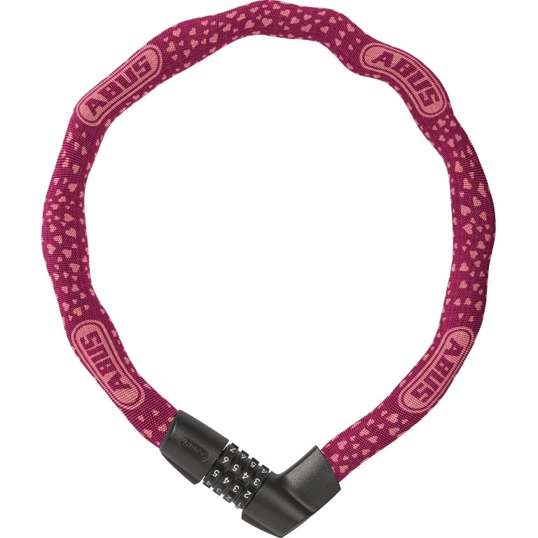 ABUS Kædelås 1385 Tresor Combo 6mm - Cherry Heart