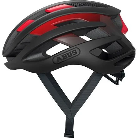 ABUS Airbreaker Cykelhjelm - Mat Sort/Rød - Størrelse M