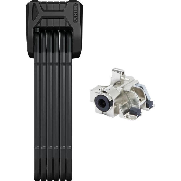 Abus Bordo 6405 Foldelås med Batterilås, DT2 Plus, 85cm - Sort