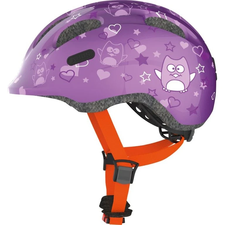 ABUS Smiley 2.0 Cykelhjelm - Purple Star - Størrelse S