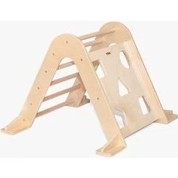 VIGA Træ Pikler klatretrekant montessori, brun 74×50,6×58 cm