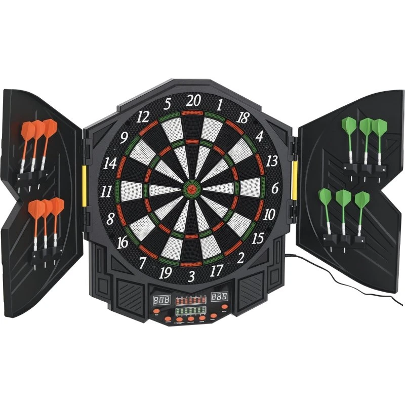 Elektronisk Dartskive med LED-display og Stemmebesked