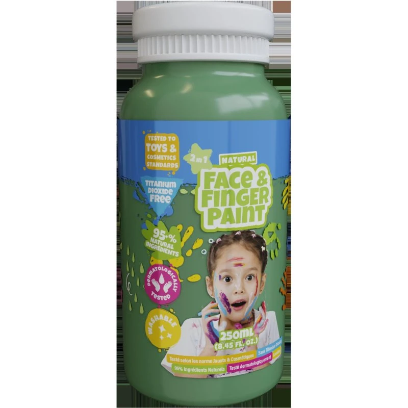 Boti Natural Face & Fingerpaint Green 250ml