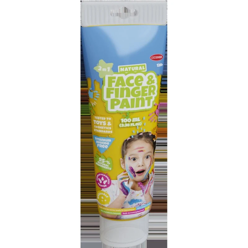 Boti Natural Face & Fingerpaint Yellow 100ml