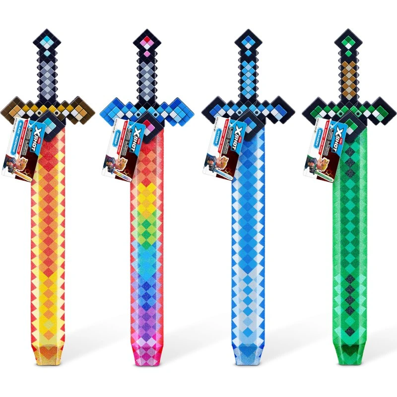 XSHOT Pixel Sword - Skumsværd med pixeldesign