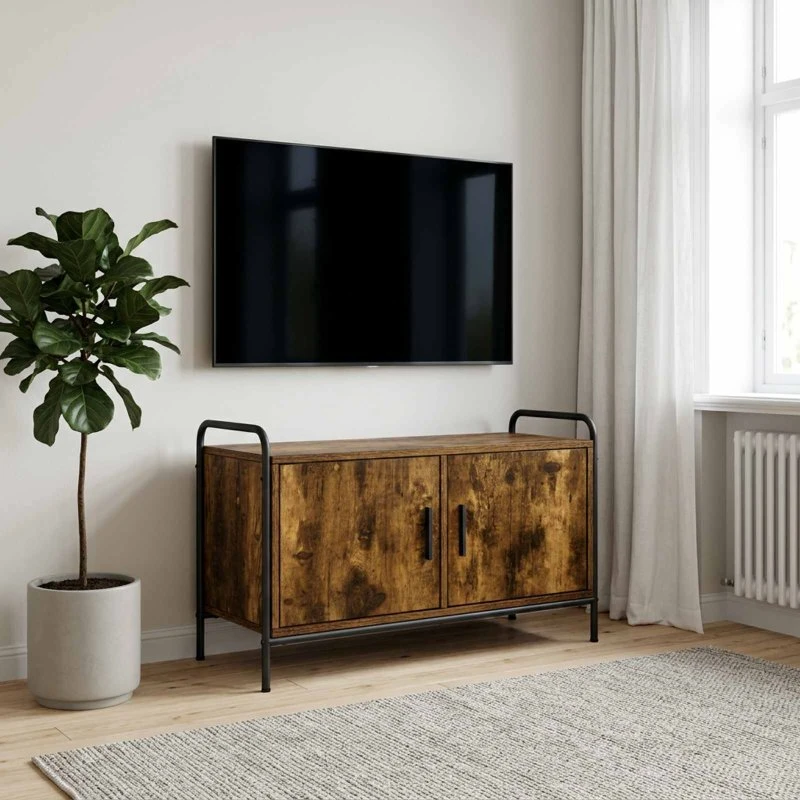 vidaXL TV-skab 79,5 x 33 x 50 cm i Røget Eg