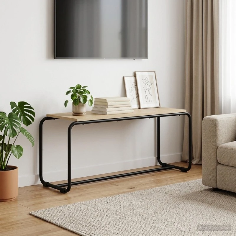 vidaXL TV-bord Sonoma-eg 98 x 35,5 x 42 cm