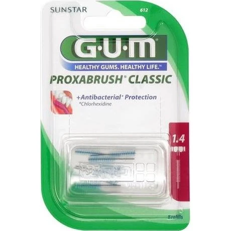 GUM Proxabrush Classic 1.4 mm ISO 4 mellemrumsbørster 8 stk