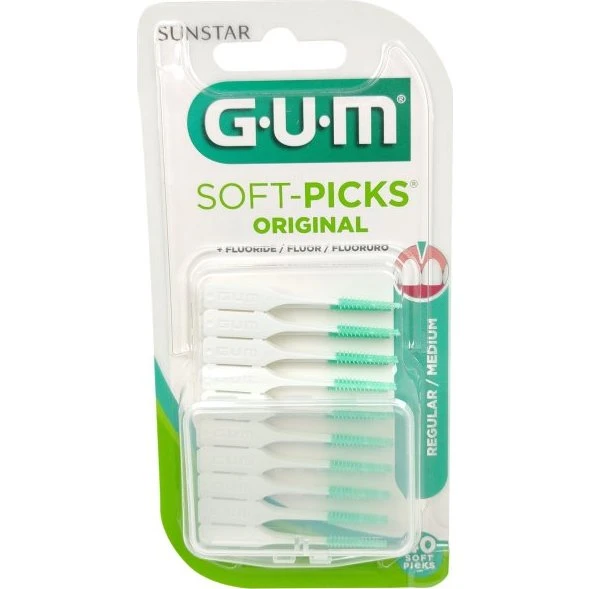 GUM Soft-Picks Original Regular 80 stk