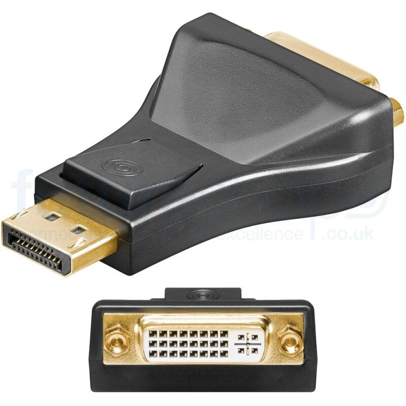 GooBay DisplayPort (Han) til DVI‑I (Hun) adapter