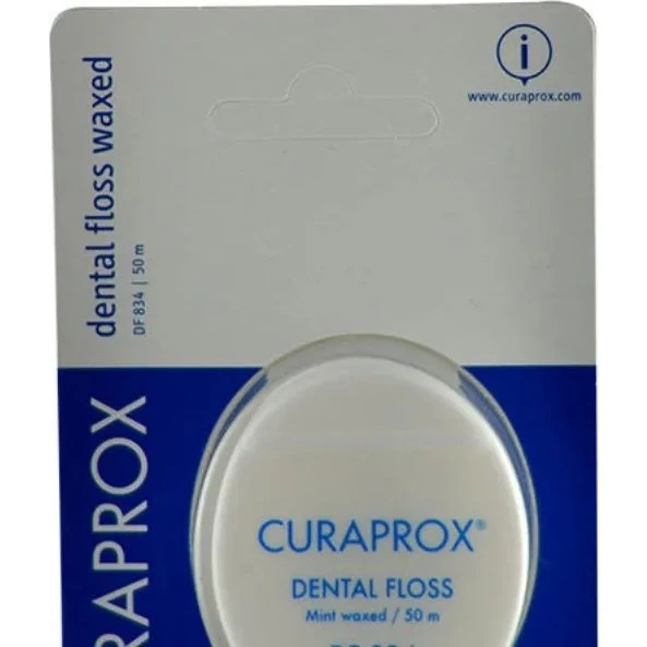 Curaprox Dental Floss voksbelagt 50 m – mint